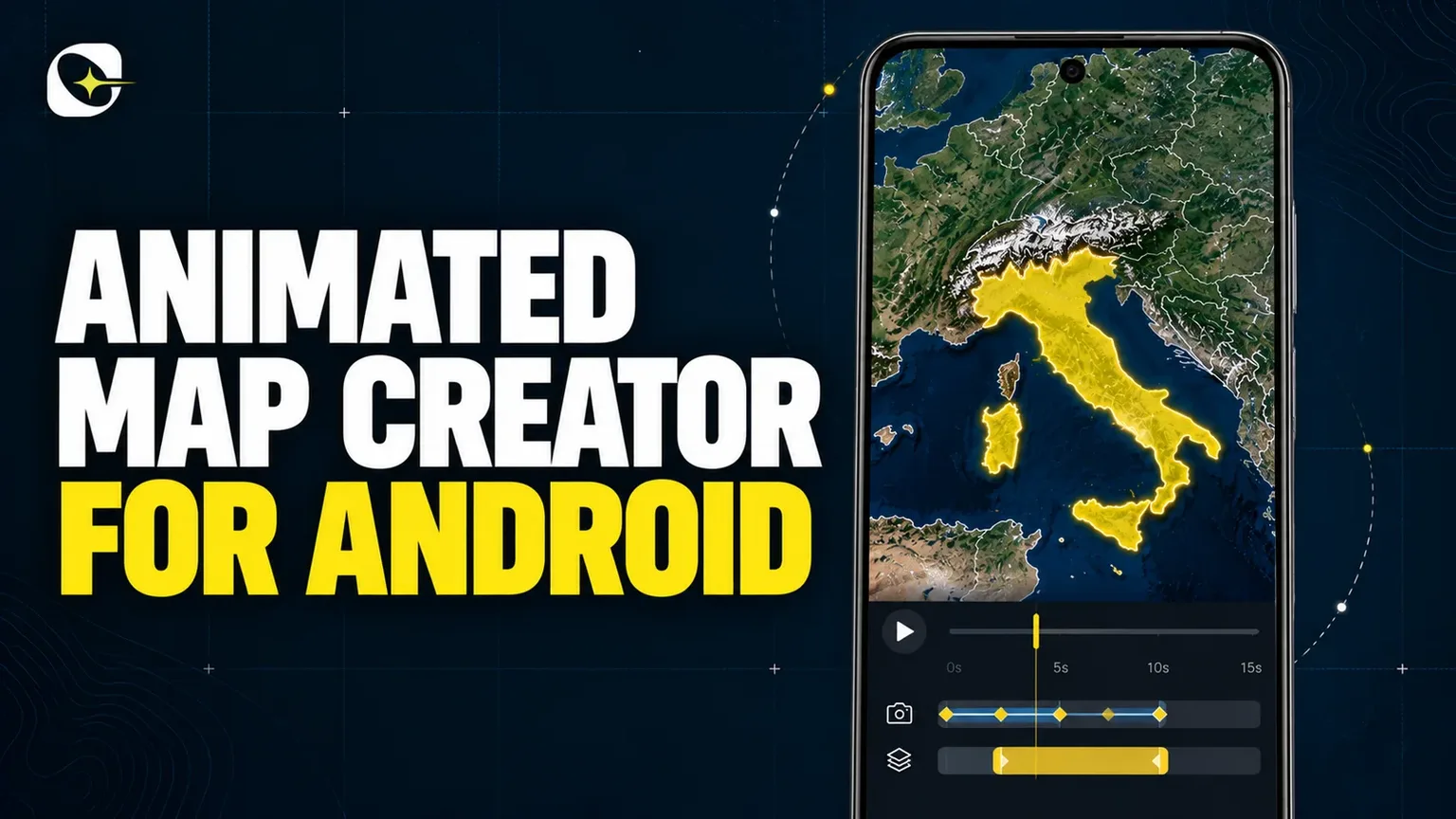 Cover image for Animated Map Creator for Android: Make a Map Video